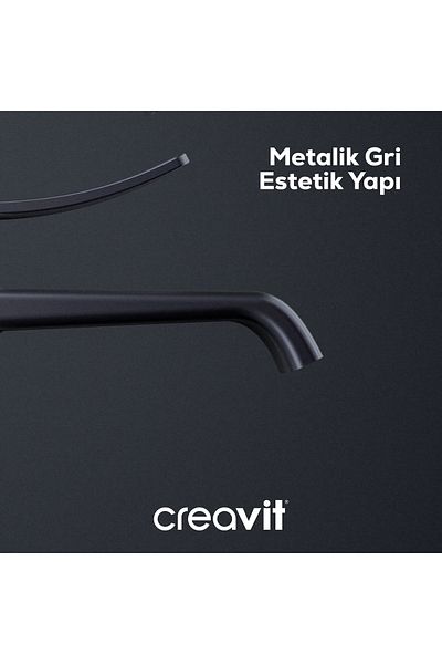 Creavit Metallic Gray Lua Lu2500Gr Bathroom Fixture