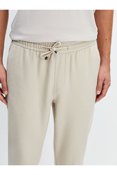 LC Waikiki Ανδρικό παντελόνι LCW Vision Beige - Στάνταρ Εφαρμογή