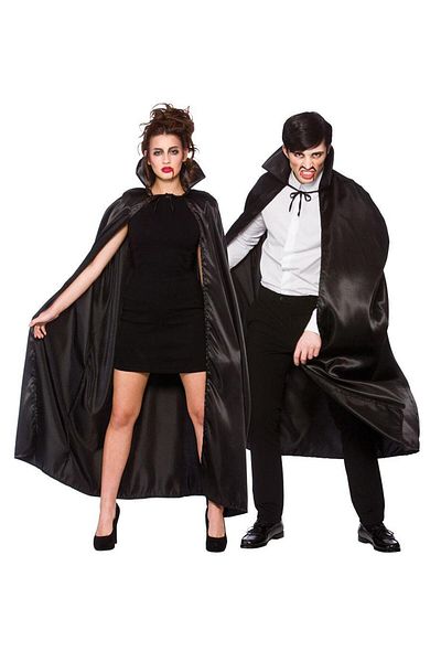 Parti dolabı Halloween Black Collared Cloak Halloween Cellat Vampire Costume Party Black Cloak 120cm