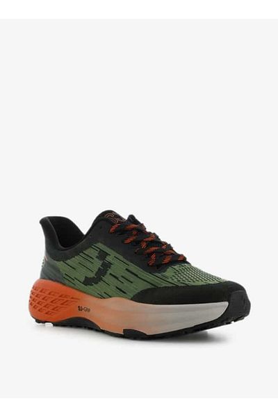 SJ Men's Logo Detail Lace-Up Low Ankle Sneakers