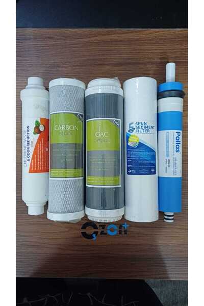 Esli 5 Aşama Açık Kasa Reverse Osmosis Su Arıtma Cihazı 5Li Filtre Set