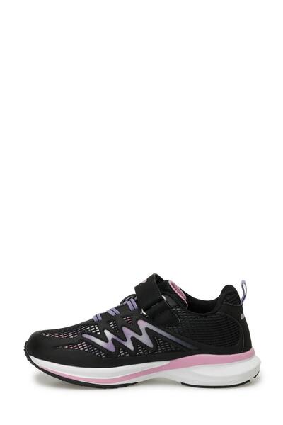 Lotto 101503120   Montese g Ps Black-Purple Girls' Sneakers