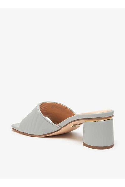 Celeste Women's Quilted Slip-On Sandals with Block Heel