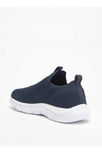 Dash Textured Slip-On Sports Shoes with Pull Tabs
