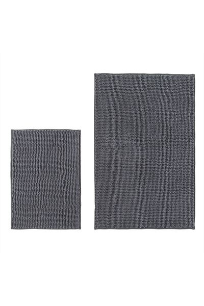 Mudo Home June Set of 2 Gray Bath Mat