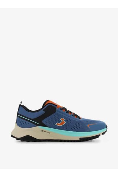 SJ Men's Colourblock Lace-Up Low Ankle Sneakers