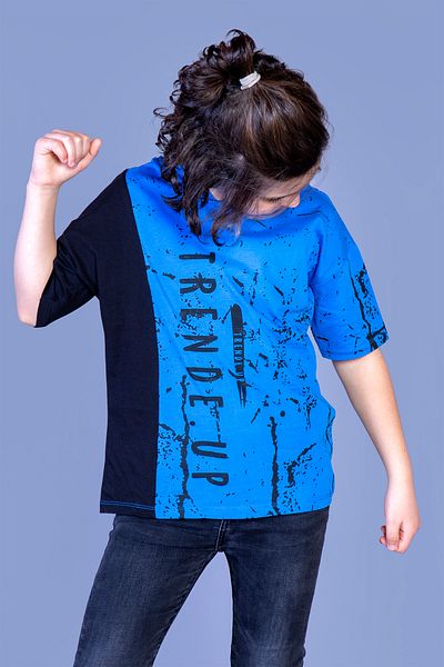 Toontoy Boy's Printed Hooded T-Shirt