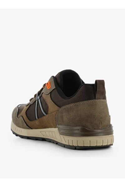 SJ Men's Panelled Lace-Up Low Ankle Sneakers