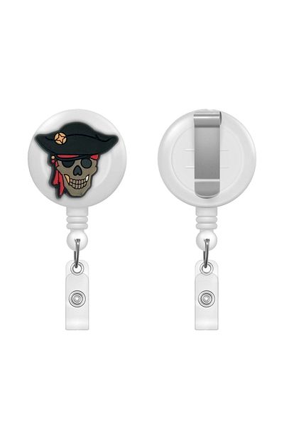 PABALAS Yoyo Card Holder with Pirate Skull Figure