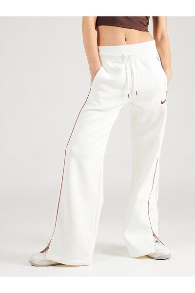 Nike Sportswear Phoenix Fleece Yüksek Belli Açık İspanyol Paçalı Beyaz Kadın ...