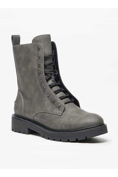 Celeste Women's Solid Ankle Boots with Zip Closure