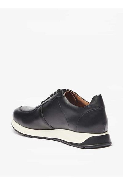Duchini Men's Solid Lace-Up Low Ankle Sneakers