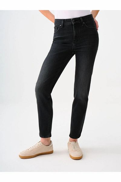 Loft Anthracite Color Women's Trousers - Elena Emily Lf 2037061 , Washer Wash Pnt, Dn12164 Model