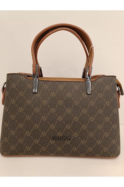 Armine Women's Bag 311 - Brown Dotted
