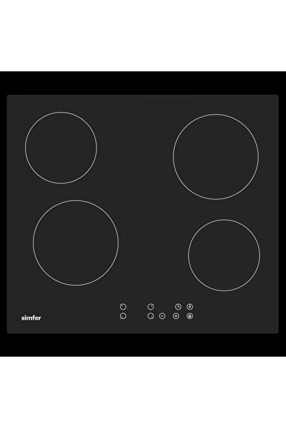 Simfer 3970 4e 60 cm Elektrikli Siyah Cam Ankastre