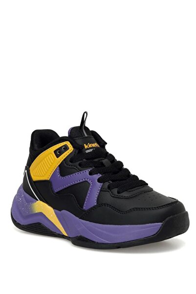 Kinetix ASTERO J 3PR Black Boys' Basketball Shoes
