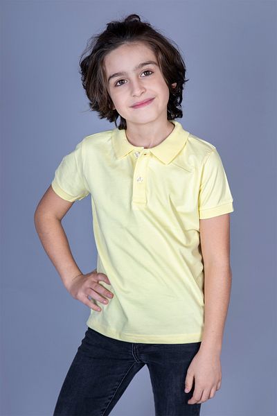 Toontoy Boy's Polo Neck T-Shirt