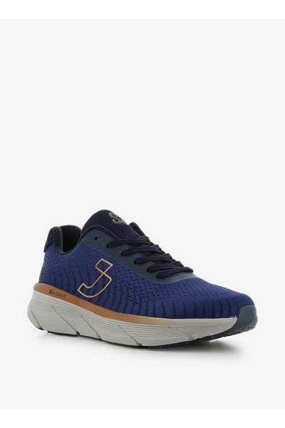 SJ Men's Logo Detail Lace-Up Low Ankle Sneakers