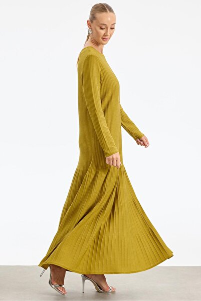 Tığ Triko Acid Silvery Rayon Dress
