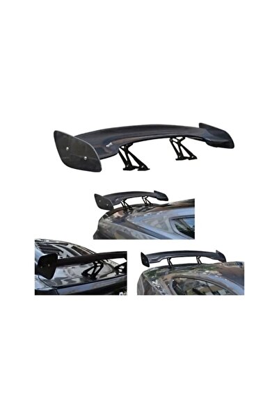 Karva Dtm Bagaj Üstü Spoiler Pianoblack Metal Ayaklı Üniversal Tüm Sedan Mode...