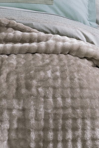 Yataş Wellsoft Blera Single Blanket - Mink