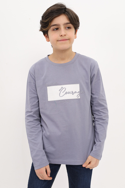 Toontoy Tricou pentru băieți cu detaliu de broderie