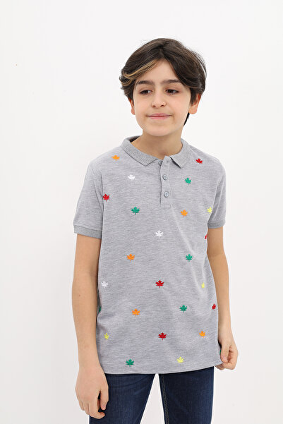 Toontoy Tricou pentru băieți cu detaliu de broderie