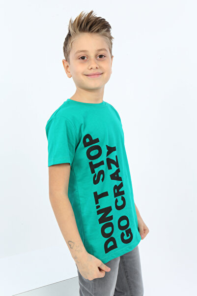 Toontoy Tricou pentru băieți - Dont Stop Go Crazy cu imprimeu
