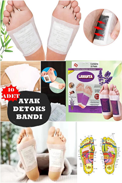 Genel Markalar 10'lu Paket Lavantalı Sigara Bağımlılık Kesici Ayak Ağrı Rahat...