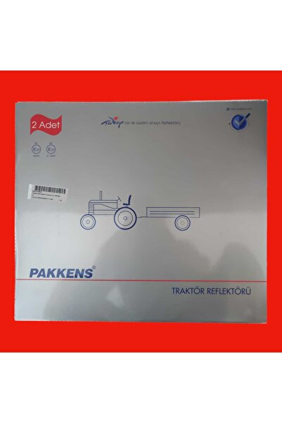 Pakkens Traktör Reflektör 2 Adet  365mmx365mm