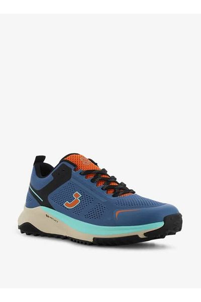 SJ Men's Colourblock Lace-Up Low Ankle Sneakers