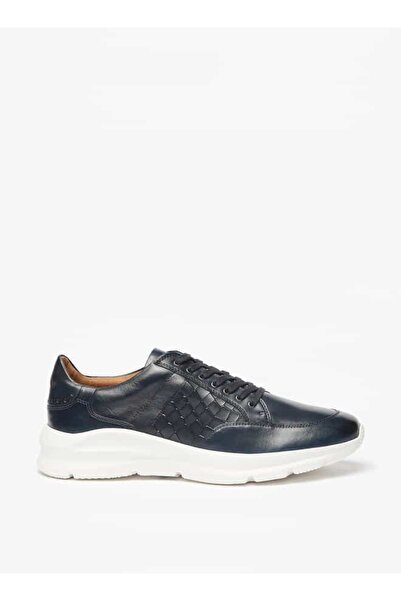 Duchini Men's Textured Sneakers with Lace-Up Closure