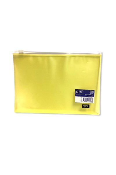 KRAF Fb1010 Zippered File A5 Blue Color