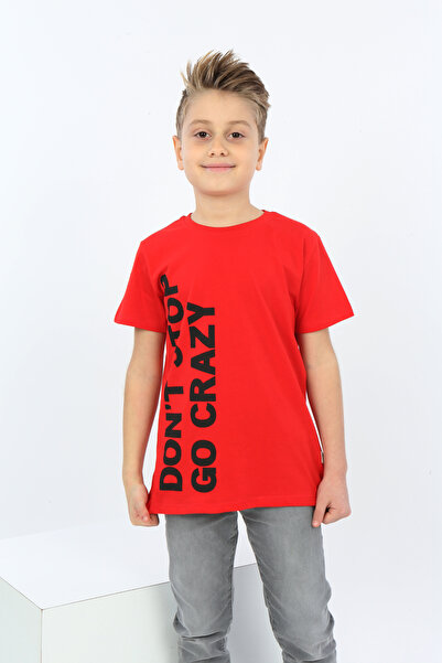 Toontoy Tricou pentru băieți - Dont Stop Go Crazy cu imprimeu
