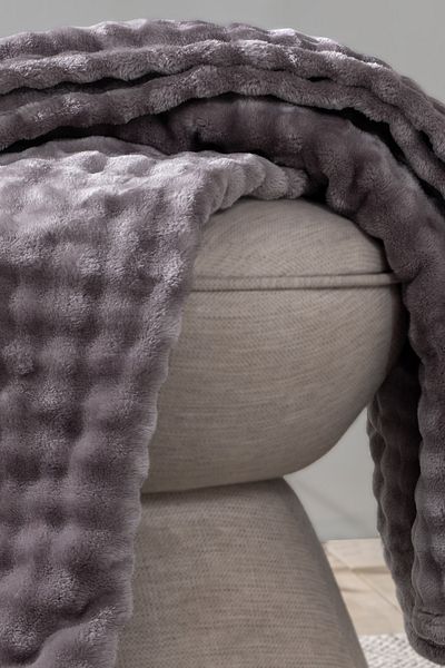 Yataş Blera Wellsoft Tv Blanket 140X190 cm - Ash Purple