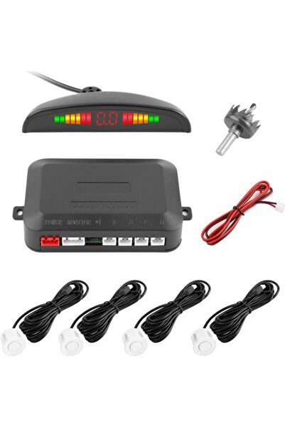 11-21 Niken Beyaz Park Sensörü Ekranlı Ve Ses Ikazlı Garantili Niken