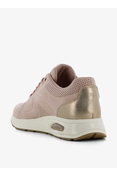 SJ Women's Textured Sneakers with Lace-Up Closure