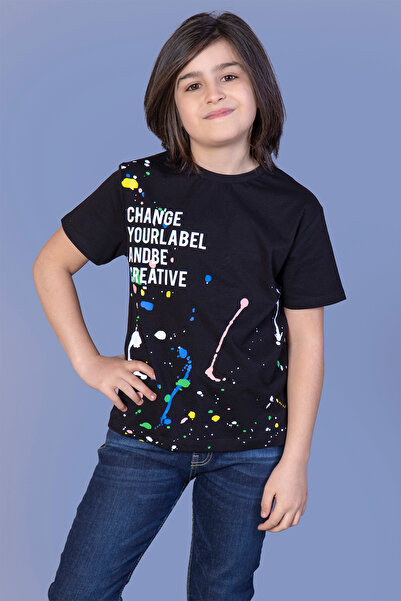 Toontoy Băiat - Tricou Spray cu imprimeu