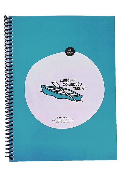 KESKİN COLOR 80 Yp Hârtie ușoară cu dungi - Paleta pentru notebook cu autocolante