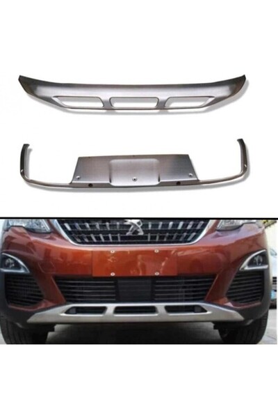 Karva Araba Alışveriş Peugeot Tuning Aksesuar 3008 Ön Arka Tampon Ek Koruma D...