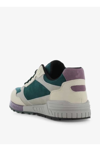 SJ Women's Panelled Lace-Up Low Ankle Sneakers