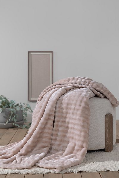 Yataş Blera Wellsoft Tv Blanket 140X190 cm - Powder