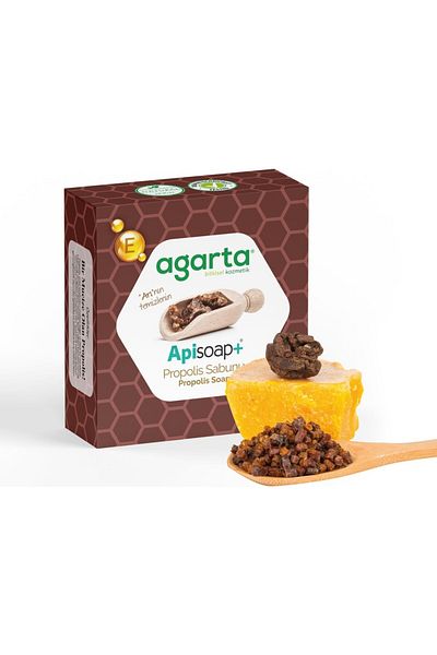 Agarta Natural Handmade Propolis Soap 125 Gr X 3 Pieces