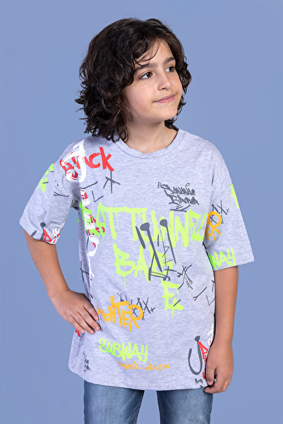 Toontoy Ολοκληρωμένο σετ μπλουζάκι με στάμπα για αγόρι