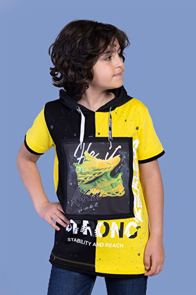 Toontoy Băiat - Tricou imprimat cu detalii Garni