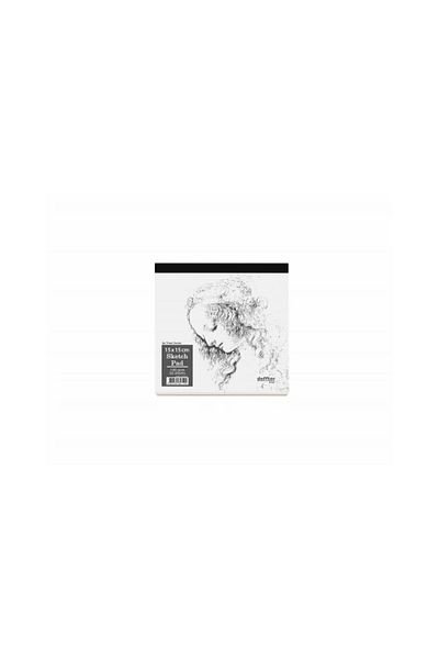 DEFFTER Sketchbook White / Hardcover 15x15 Cm