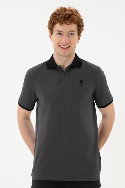 U.S. Polo Assn. Ανδρικό μπλουζάκι Anthracite Basic 50284638 -vr006