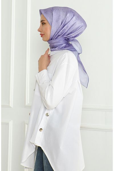 sefamerve Κασκόλ Lilac Karaca Crystal - 81053-15