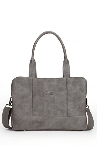 Bilik Deri Сива дамска чанта през рамо DLR 122