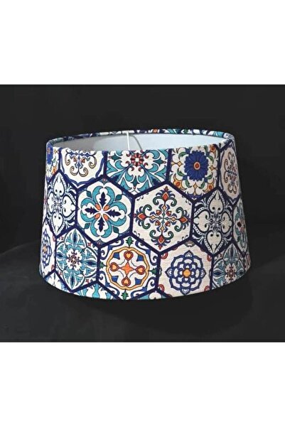 ESİN ECE TASARIM Kumaş lambader şapkası büyük abajur şapkası 40 çap
